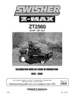 Preview for 1 page of Swisher Z-MAX ZT2560 Owner'S Manual