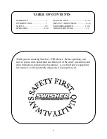 Preview for 3 page of Swisher ZT17542 Owner'S Manual