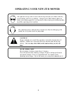 Preview for 8 page of Swisher ZT17542 Owner'S Manual