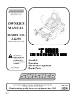 Swisher ZT2350 Owner'S Manual preview