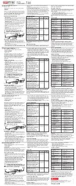 Предварительный просмотр 1 страницы Swiss Brand dr. Frei T-30 User Manual