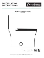 Swiss Madison Bastille SM-1T128 Installation Instructions Manual preview