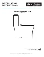 Swiss Madison Bourdon SM-1T111 Installation Instructions Manual preview
