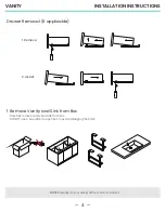 Предварительный просмотр 5 страницы Swiss Madison Marsielle SM-BV142 Installation Instructions Manual