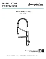 Swiss Madison Nouvet SM-KF74 Installation Instructions Manual preview