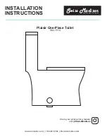 Предварительный просмотр 1 страницы Swiss Madison Plaisir SM-1T119 Installation Instructions Manual