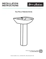 Swiss Madison Plaisir SM-PS309 Installation Instructions Manual preview