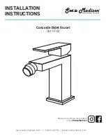 Preview for 1 page of Swiss Madison SM-DF80 Installation Instructions Manual