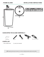 Preview for 5 page of Swiss Madison SM-PS307 Installation Instructions Manual