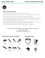 Preview for 2 page of Swiss Madison SM-WT449 Installation Instructions Manual