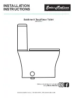 Preview for 1 page of Swiss Madison Sublime II SM-2T257 Installation Instructions Manual