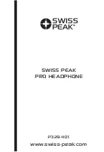 Swiss Peak PRO P329.401 Manual preview