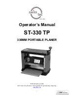 Preview for 1 page of SWISS TEC ST-330 TP Operator'S Manual