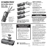 Preview for 2 page of SWISS+TECH Carabiner Multi-Tool 6-in-1 Quick Start Manual