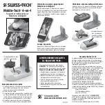 Preview for 2 page of SWISS+TECH Mobile-Tech 4-in-1 Quick Start Manual