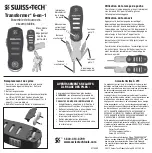 Preview for 2 page of SWISS+TECH Transformer 6-in-1 Quick Start Manual