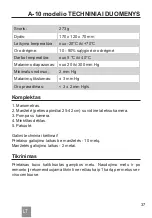 Предварительный просмотр 37 страницы Swiss Dr-Frei A-10 User Manual