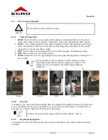 Preview for 22 page of Swiss Egro 50 Series Operating Instructions Manual