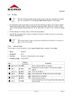 Preview for 28 page of Swiss Egro 50 Series Operating Instructions Manual