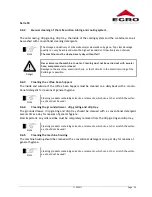 Preview for 39 page of Swiss Egro 50 Series Operating Instructions Manual