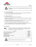 Preview for 46 page of Swiss Egro 50 Series Operating Instructions Manual