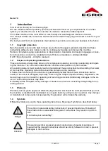 Предварительный просмотр 5 страницы Swiss Egro 70 Series Operating Instructions Manual