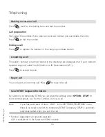 Preview for 22 page of Swisscom Classic A121 User Manual