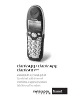 Предварительный просмотр 1 страницы Swisscom Classic A313 Manual