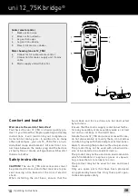 Preview for 8 page of swissflex bridge uni 12 Operating Instructions Manual