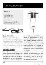 Preview for 7 page of swissflex uni 12_75K bridge Operating Instructions Manual