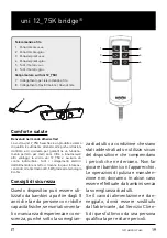 Preview for 19 page of swissflex uni 12_75K bridge Operating Instructions Manual