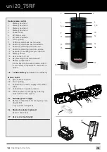 Preview for 9 page of swissflex uni 20_75RF Operating Instructions Manual