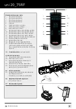 Preview for 14 page of swissflex uni 20_75RF Operating Instructions Manual