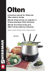 Swissmar Olten FE1010C Instruction Manual preview