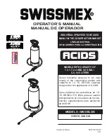 Preview for 1 page of swissmex ACIDS 319315 Operator'S Manual