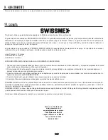 Preview for 15 page of swissmex ACIDS 319315 Operator'S Manual