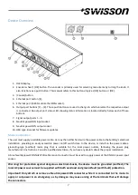 Предварительный просмотр 7 страницы Swisson 10 48 10 User Manual