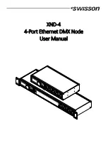 Preview for 1 page of Swisson XND-4 User Manual