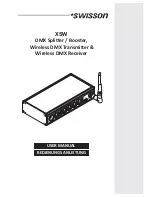 Предварительный просмотр 1 страницы Swisson XSW User Manual