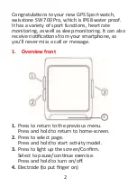 Preview for 2 page of SwissOne SW 700 Pro Instructions Manual