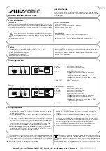 swissonic 503272 Quick Start Manual preview