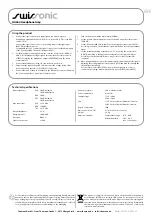 Preview for 2 page of swissonic HA660 Quick Start Manual