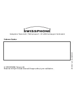 Preview for 36 page of SwissPhone DE920 Operating Instructions Manual