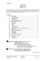 SwissPhone Quattrino RE529 two tone Operating Manual preview