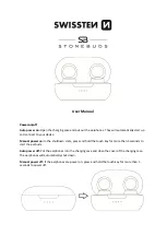 Swissten Stonebuds User Manual предпросмотр