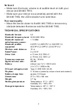 Preview for 7 page of Swisstone BX 840 TWS Instructions Manual