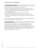 Preview for 8 page of Swissvoice Avena 479 User Manual