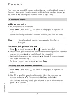 Preview for 21 page of Swissvoice Avena 479 User Manual