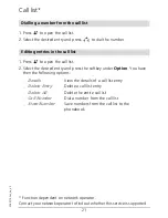 Preview for 23 page of Swissvoice Avena 479 User Manual