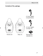 Предварительный просмотр 49 страницы Swissvoice Babycom 268 User Manual